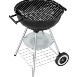 tectake Kogelbarbecue - Stalen Frame - Wielen - Met Asbak - 51,5x44,5cm
