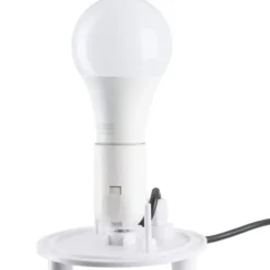 tectake Kogellamp Luminous Eye, LED, met afstandsbediening, Wit