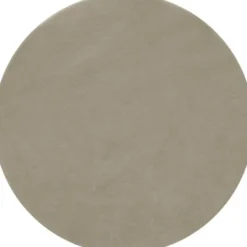 tectake® Kortpolig vloerkleed Soft Zone Ø 120 cm - Zandkleur