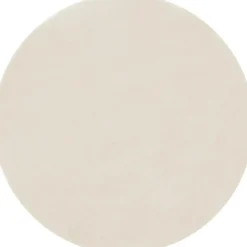 tectake® Kortpolig vloerkleed Soft Zone Ø 120 cm - Crème