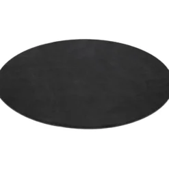 tectake® Kortpolig vloerkleed Soft Zone Ø 120 cm - Antraciet