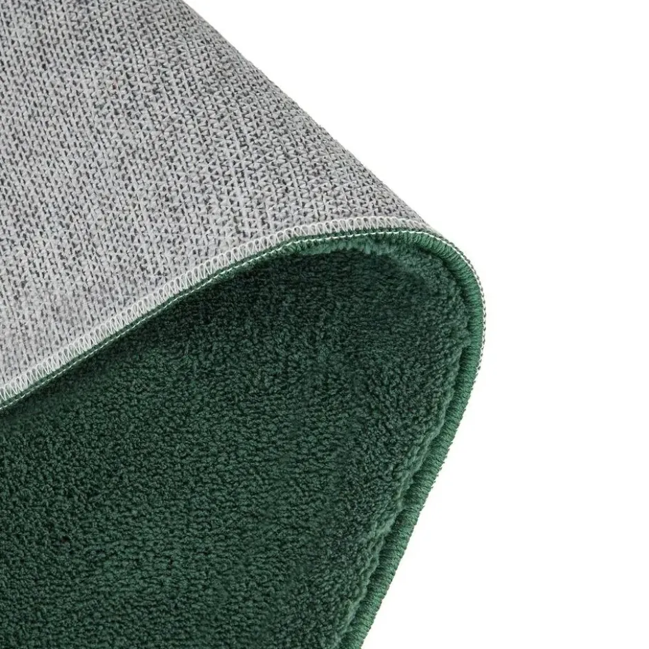 tectake® Kortpolig vloerkleed Soft Zone 200 x 290 cm - Groen