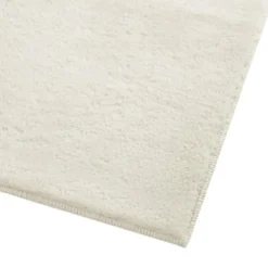 tectake® Kortpolig vloerkleed Soft Zone 60 x 110 cm - Crème