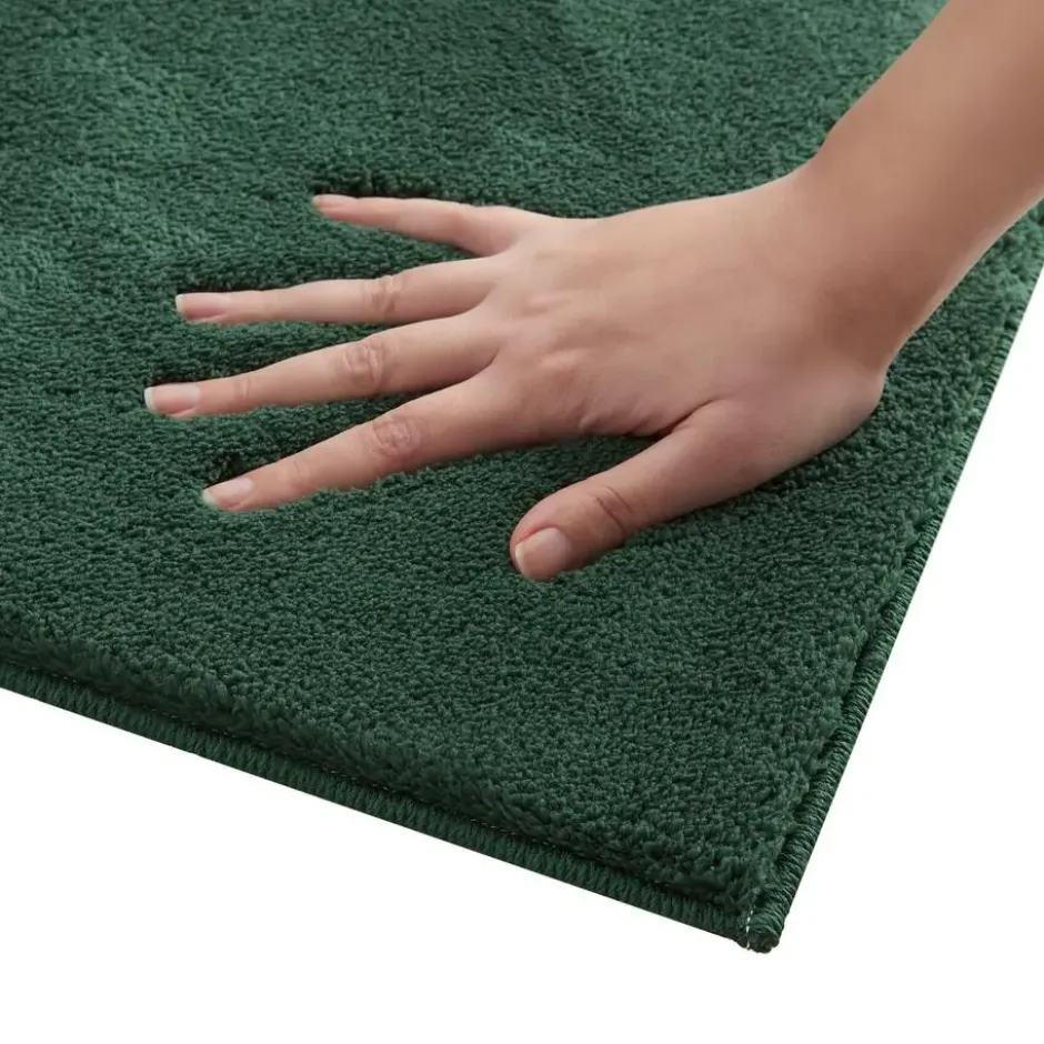 tectake® Kortpolig vloerkleed Soft Zone 160 x 230 cm - Groen