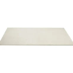 tectake® Kortpolig vloerkleed Soft Zone 200 x 290 cm - Crème