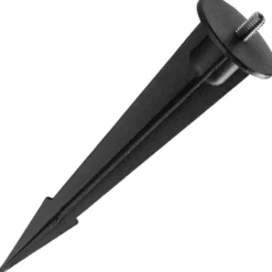 tectake LED-bloempot Luminous Courve Pot met afstandsbediening, Wit