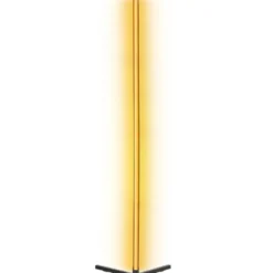 tectake LED-vloerlamp Spectra, 16 miljoen kleuren, 200+ lichtmodi, Zwart / Wit