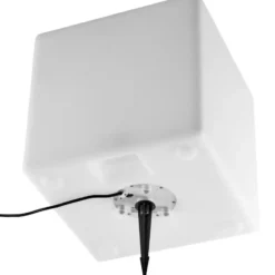 tectake Lichtkubus Luminous Cube, LED, met afstandsbediening, Wit