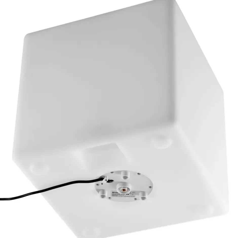 tectake Lichtkubus Luminous Cube, LED, met afstandsbediening, Wit