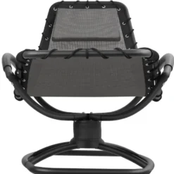 tectake Ligstoel Toulon, ergonomisch, schommelfunctie, Grijs
