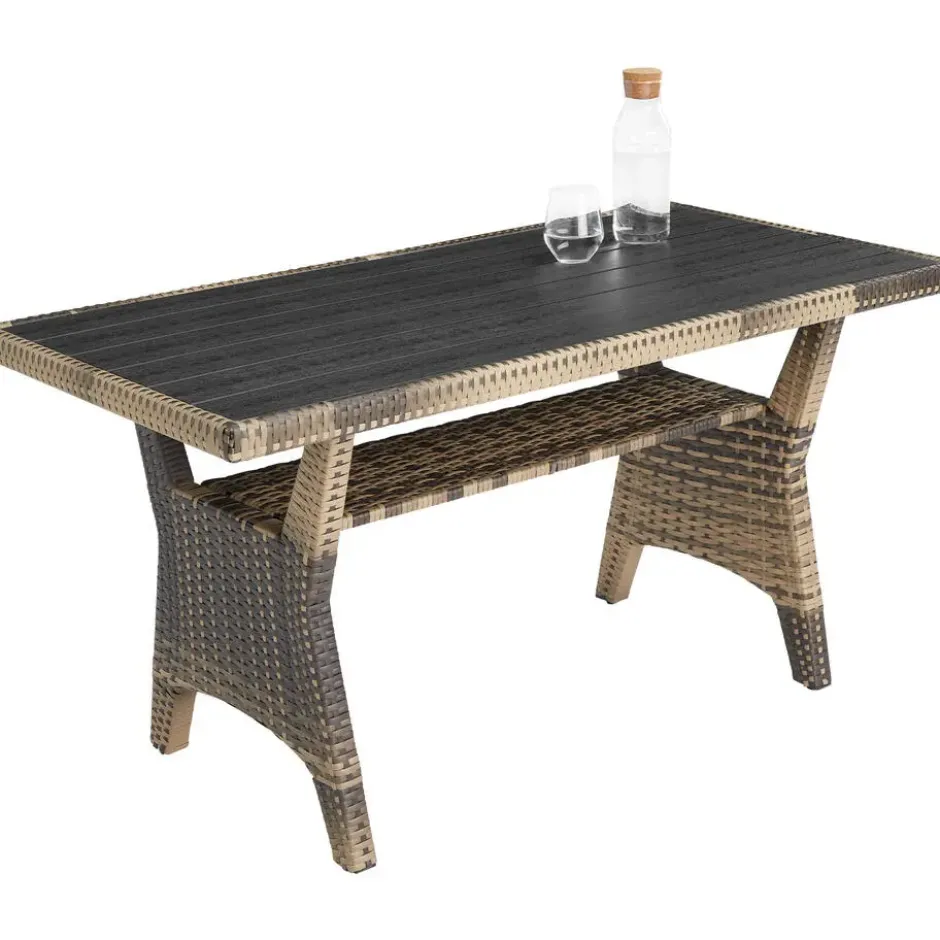 tectake - Loungeset Catania - wicker - naturel