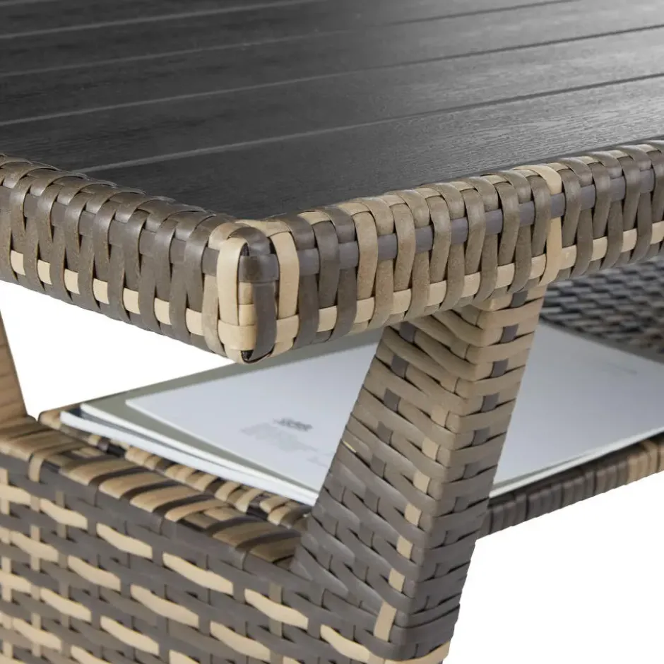 tectake - Loungeset Catania - wicker - naturel