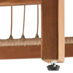 tectake Loungeset Eivissa in rope-design met XXL-bekleding, Natuur