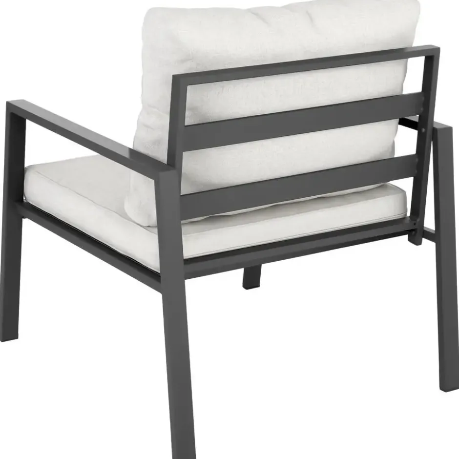 tectake loungeset Göteborg met tafel - Lichtgrijs