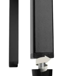 tectake metalen vitrinekast, Zwart