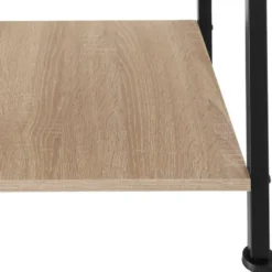 tectake Nachtkastje Bradford 40x40x55,5cm, Industrieel Licht Hout, Eiken Sonoma