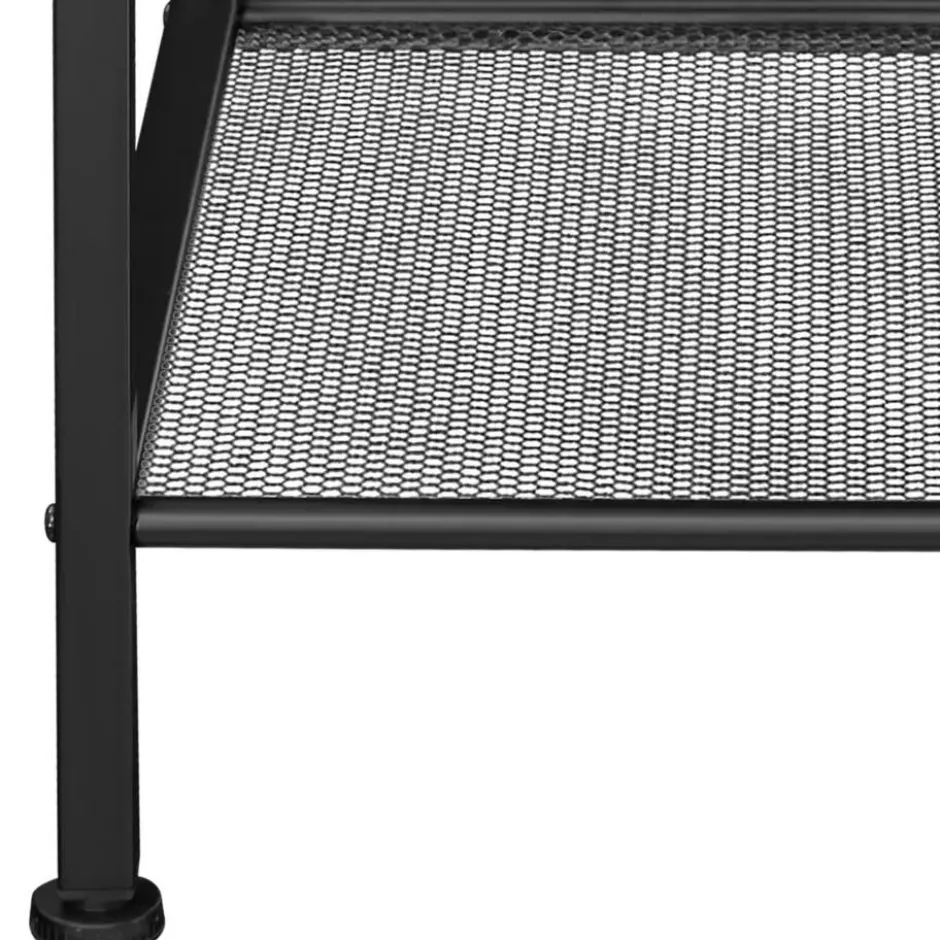 tectake Nachtkastje Harlow 40,5x40,5x52,5cm, Industrieel Hout Donker, Rustiek