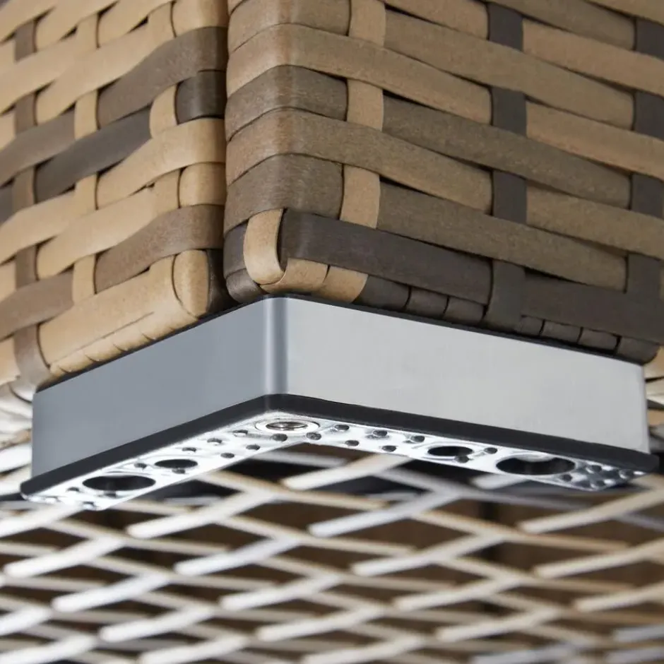 tectake - Opbergbox - Grote Opbergbox - Natuur - Aluminium - 145x82,5x79,5 cm