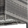 tectake Opbergbox, 253 l, Aluminium, 2 zwenkwielen met rem, Grijs