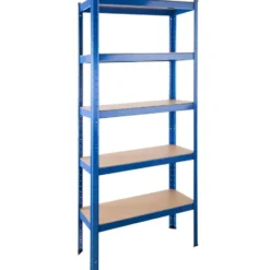 tectake Opslagrek 5 niveaus, Blauw