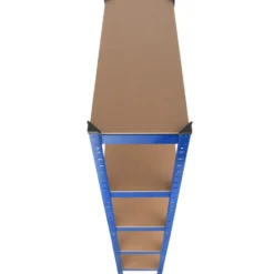 tectake Opslagrek 5 niveaus, Blauw