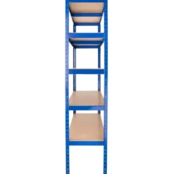 tectake Opslagrek 5 niveaus, Blauw