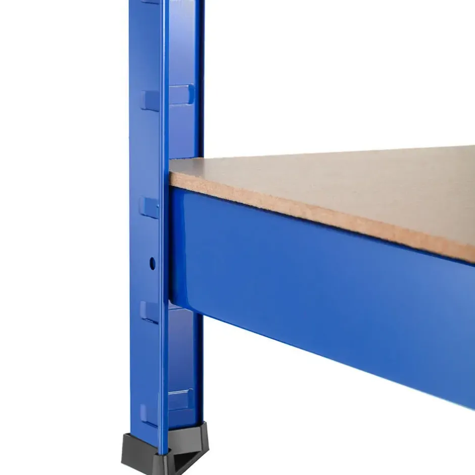 tectake Opslagrek 5 niveaus, Blauw