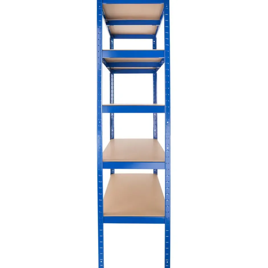 tectake Opslagrek 5 niveaus, Blauw