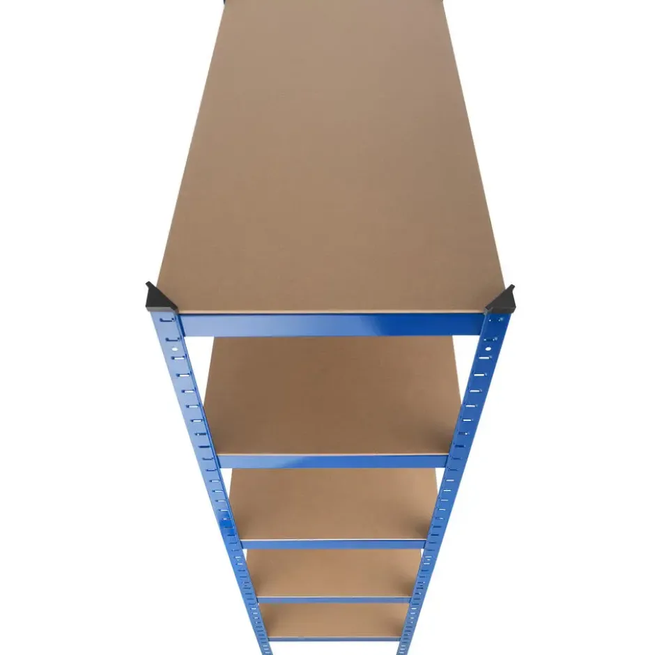 tectake Opslagrek 5 niveaus, Blauw