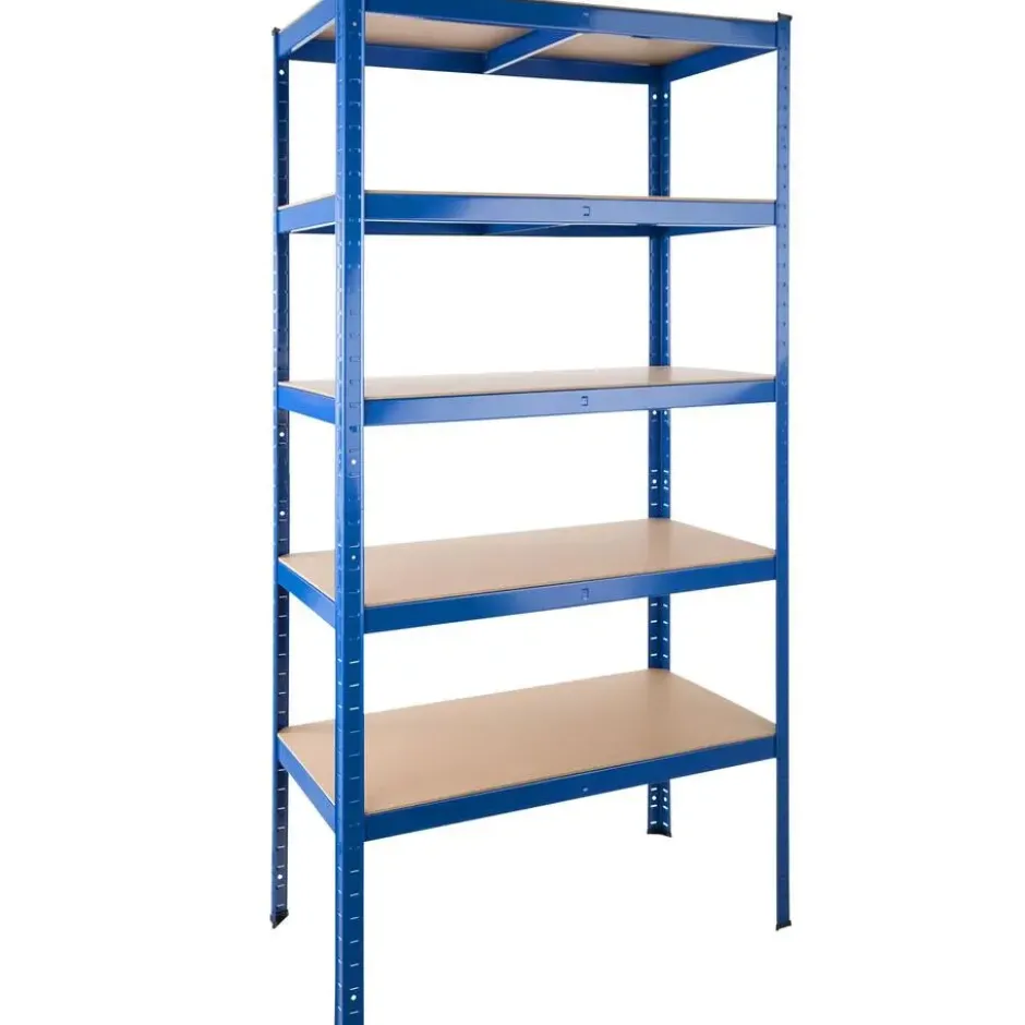 tectake Opslagrek 5 niveaus, Blauw