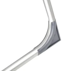 tectake 2 opvouwbare aluminium tuinstoelen met rug- en voetsteun, Grijs