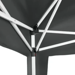 tectake - Partytent Linosa opvouwbaar 3x3m, Grijs