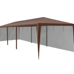 tectake Paviljoen Almchalet met verwijderbare zijdelen, Bruin