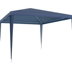 tectake Paviljoen Barinas met 3 zijdelen, waterdicht, 3x3m, Blauw