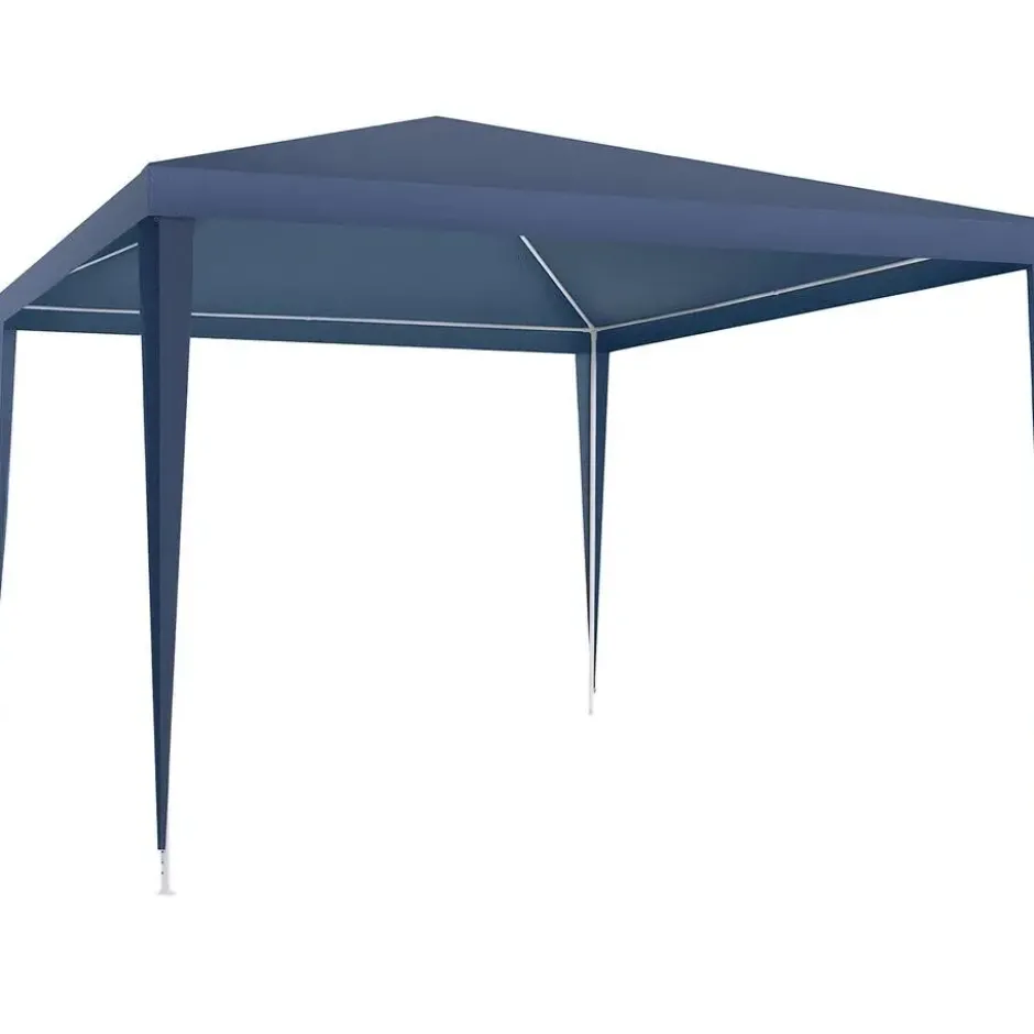 tectake Paviljoen Barinas met 3 zijdelen, waterdicht, 3x3m, Blauw