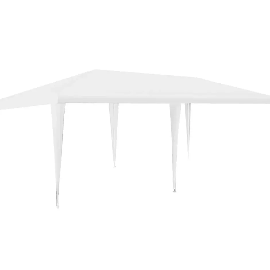tectake Paviljoen Novara met 5 zijpanelen, waterdicht, 6x3m, Wit