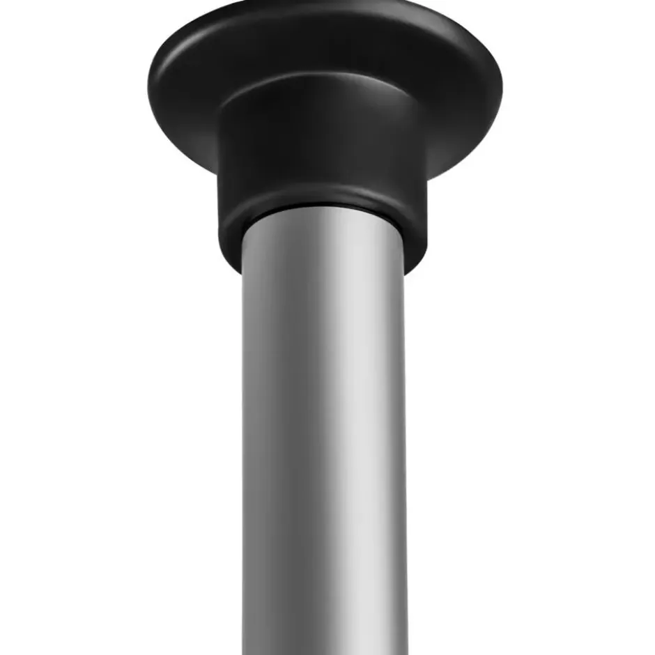 tectake Schoenencarrousel 26,5x100-300cm, plek voor 48 paar schoenen, Zwart