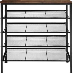 tectake Schoenenrek Bournemouth 75,5x30,5x85,5cm