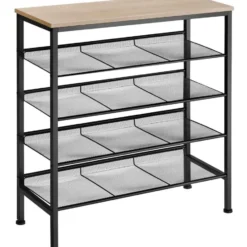 tectake Schoenenrek Bournemouth 75,5x30,5x85,5cm