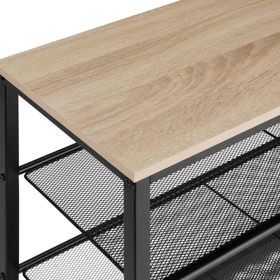 tectake Schoenenrek Bournemouth 75,5x30,5x85,5cm