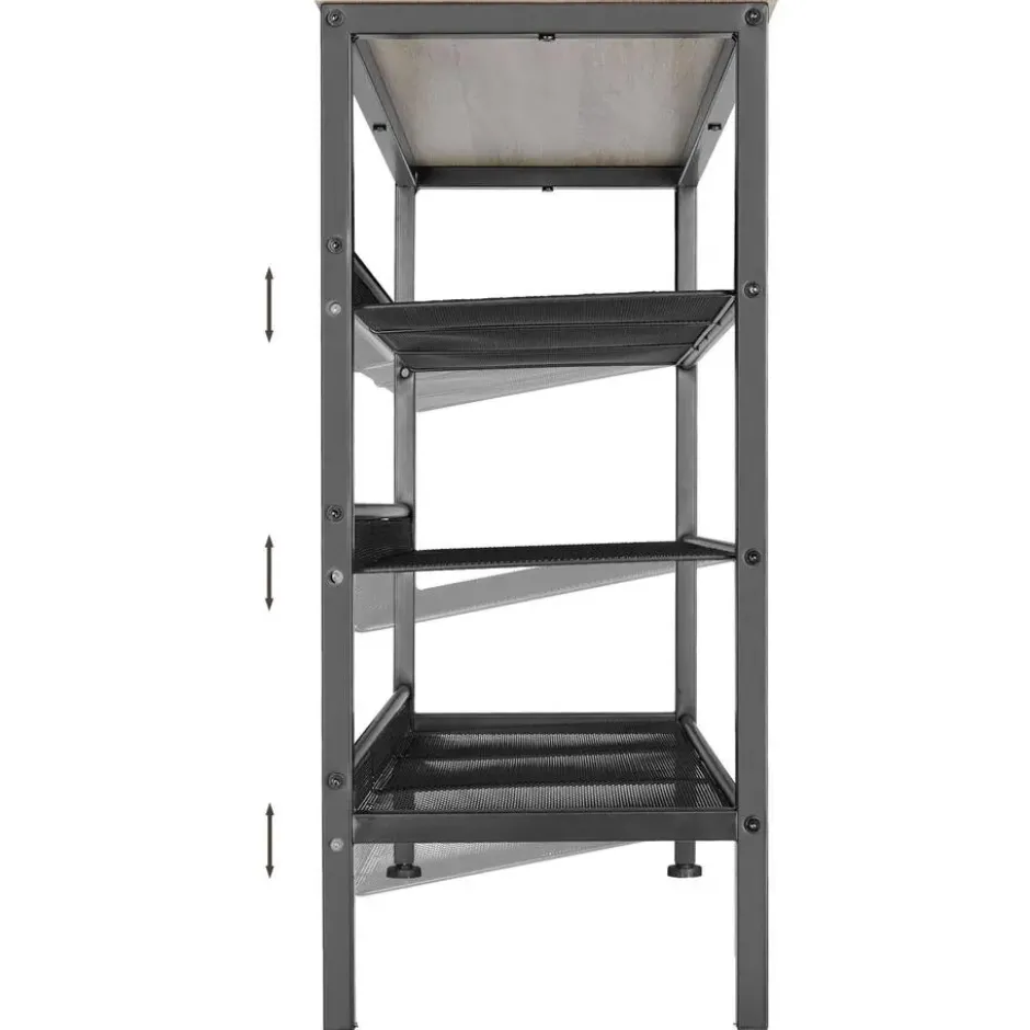 tectake Schoenenrek Wolverhampton 75,5x30,5x69,5cm