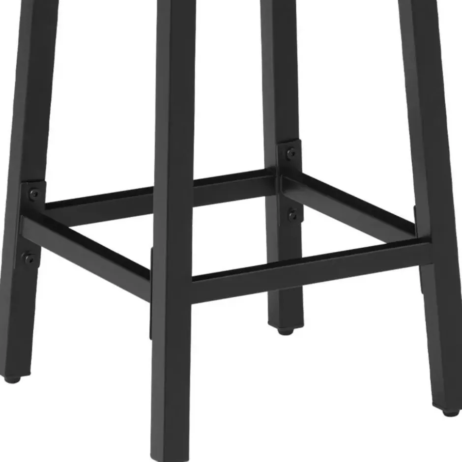 tectake Set van barkrukken Corby, Industrieel Licht Hout, Eiken Sonoma
