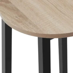 tectake Set van barkrukken Corby, Industrieel Licht Hout, Eiken Sonoma
