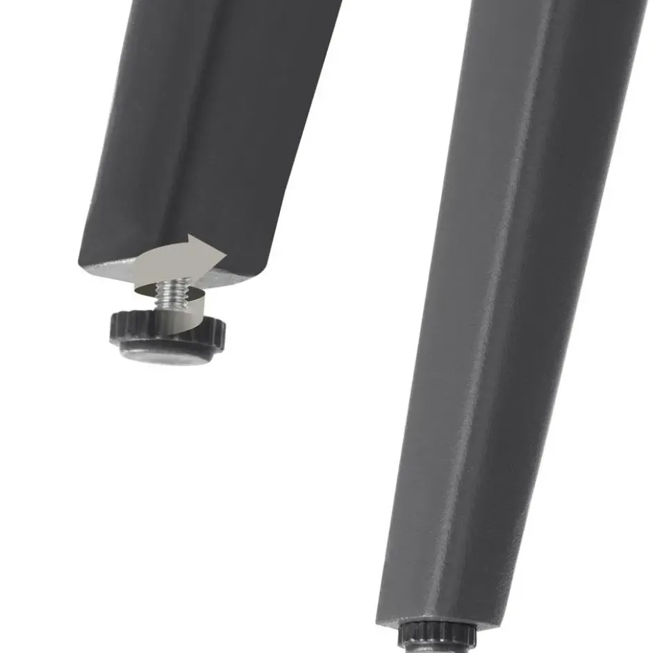 tectake - Set van 2 stoelen Lugano in rope-design met aluminium frame