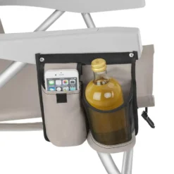tectake Strandstoel Coral, inklapbaar met rugzakfunctie - per stuk - Beige