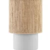 tectake Tafellamp Klea van jute in boho-stijl, 60W, Natuur