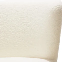 tectake Teddy-fauteuil Robina 2 offwhite W2, BouclƩ Gebroken Wit
