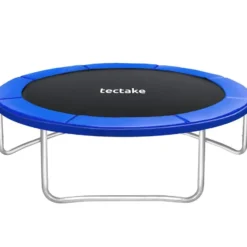 tectake Trampoline Garfunky met veiligheidsnet, Zwart/Blauw