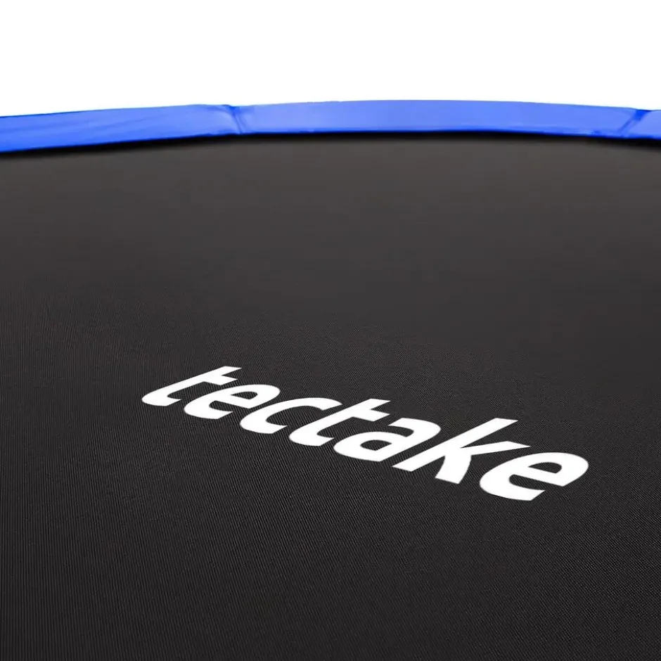 tectake Trampoline Garfunky met veiligheidsnet, Zwart/Blauw