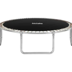 tectake Trampoline Garfunky met veiligheidsnet, Zwart/Blauw